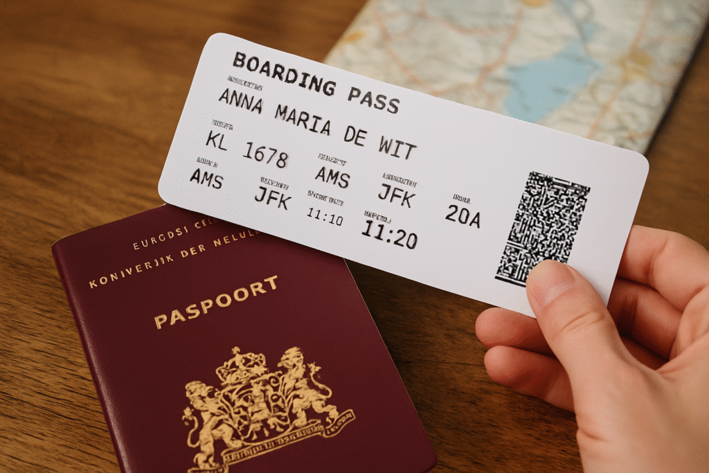 aliceandberry Reiskaart verrassing om te krassen cadeau - personaliseerbaar instapticket - Vliegticket cadeau - Verjaardag, EVJF, cadeau voor koppels - Engels Boarding Pass Model