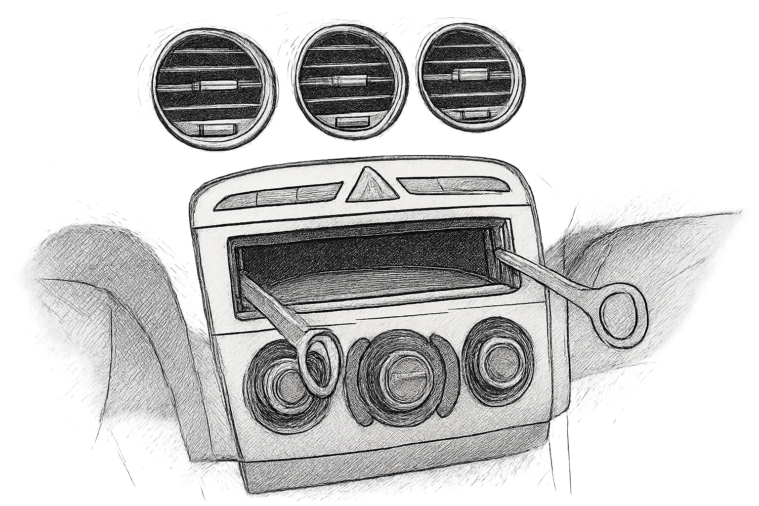 Radio vervangen in een 308 Phase 1