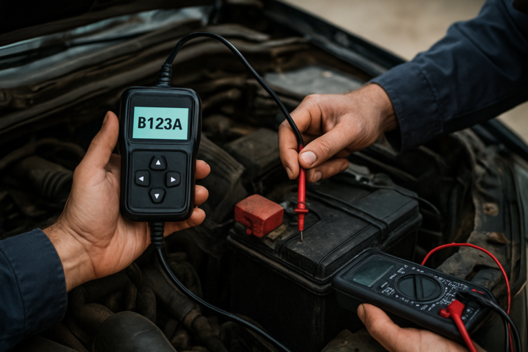 B123A Renault Storingscode – Wat Betekent Het en Hoe Los Je de Batterijstoring Op?