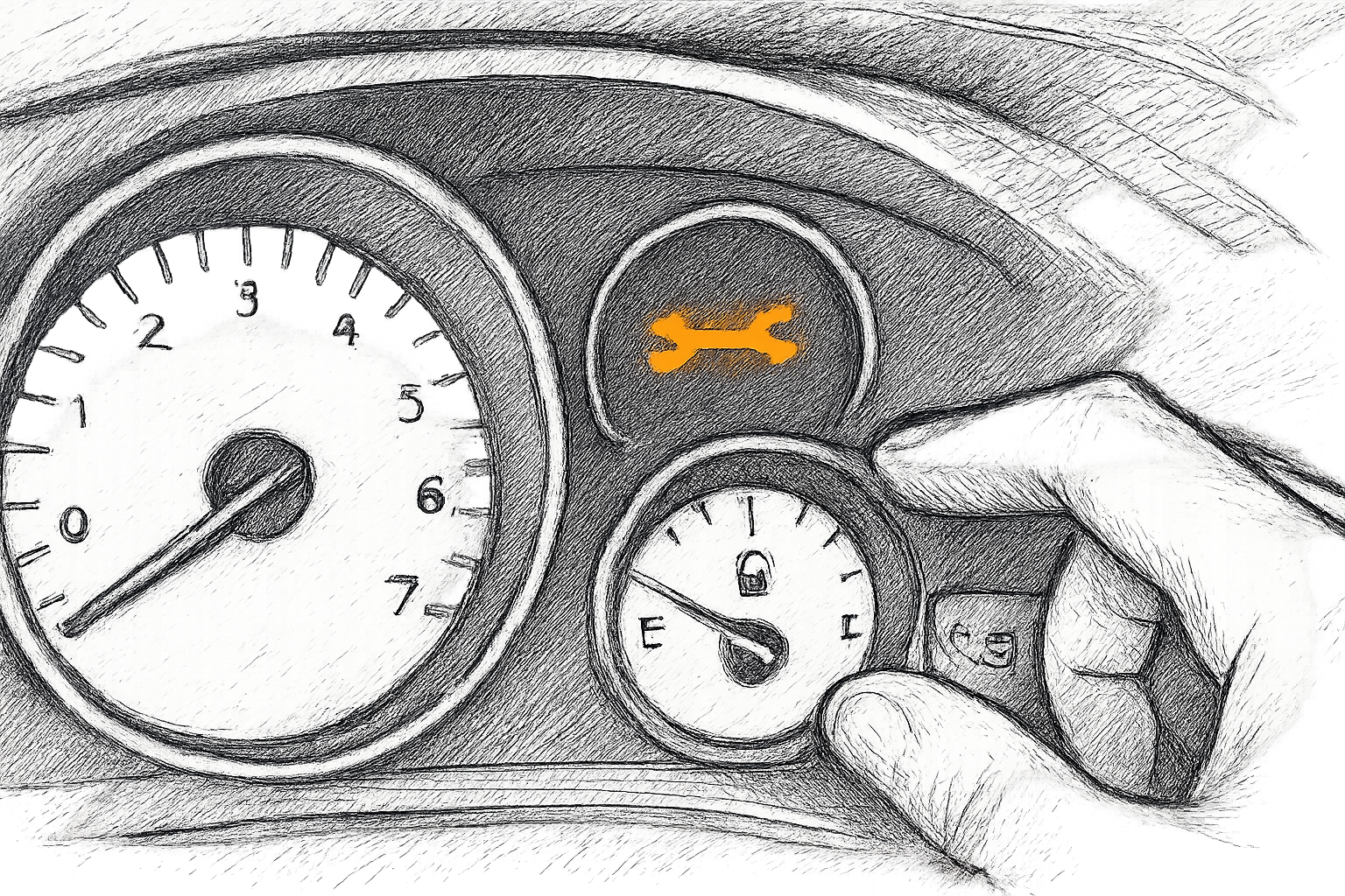 onderhoud dashboard waarschuwingslampje Peugeot 208