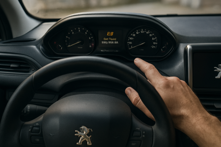 Onderhoud dashboard waarschuwingslampje Peugeot 208 resetten: zo pak je het aan
